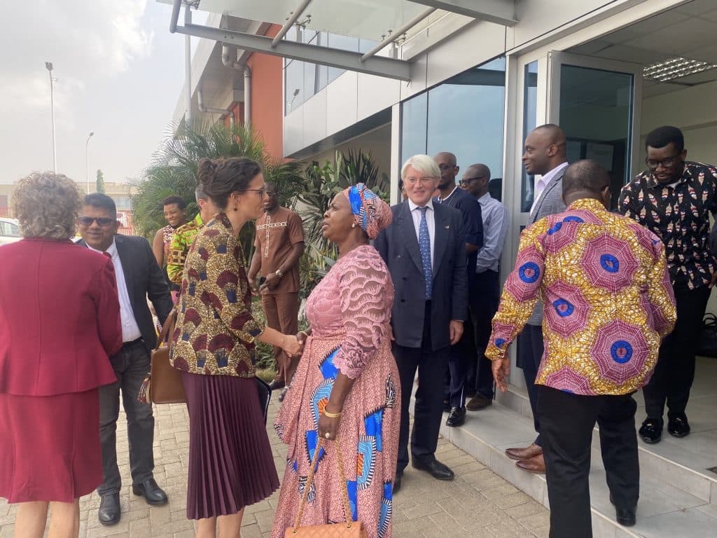 British High Commission Tours the Meridian Industrial Park at the Tema Free Zones Enclave
