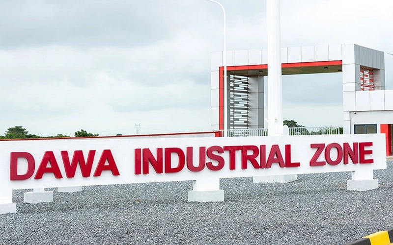 Dawa Industrial Zone's entrance